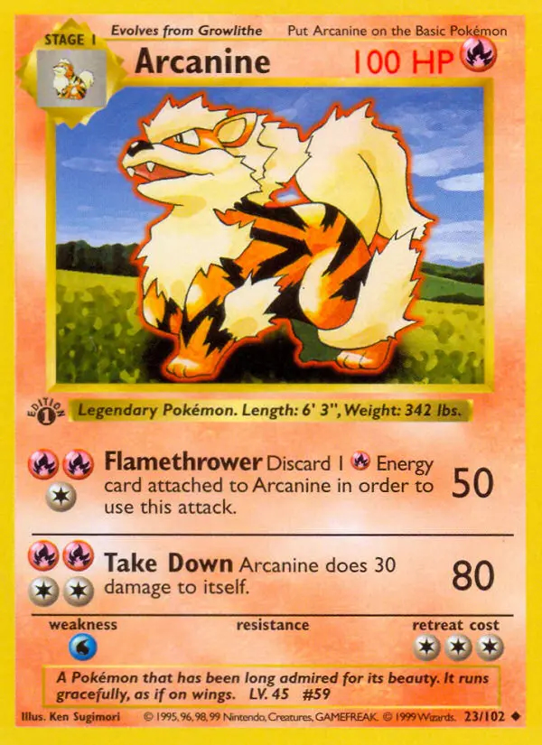 Image of the card Arcanine