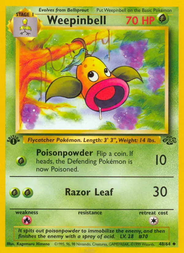 Image of the card Weepinbell