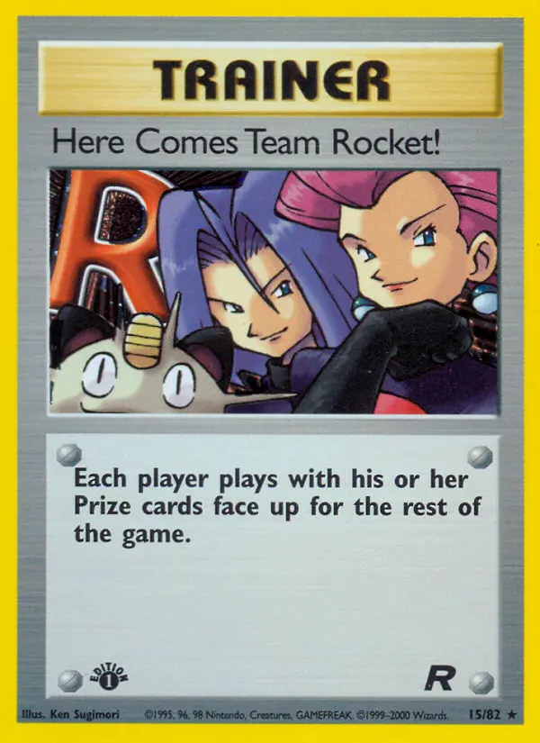 Image of the card Here Comes Team Rocket!