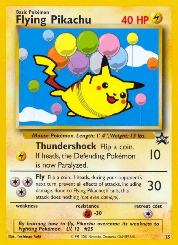 Image of the card Flying Pikachu