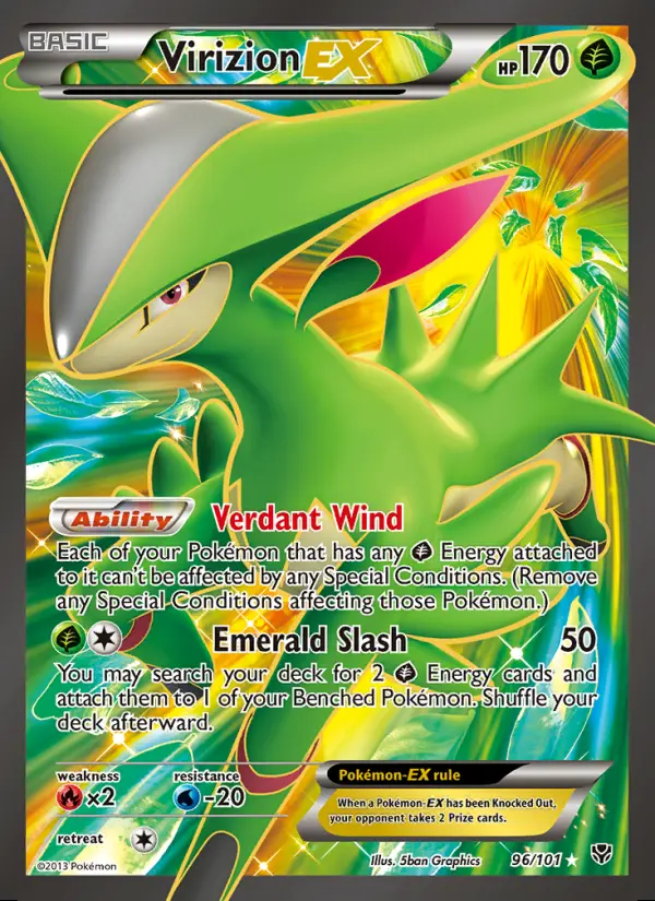 Image of the card Virizion-EX