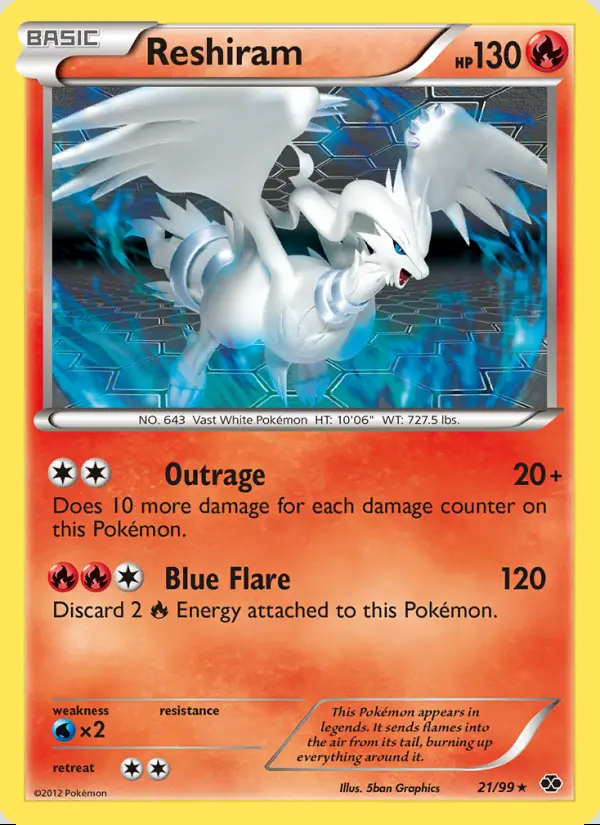 Image of the card Reshiram
