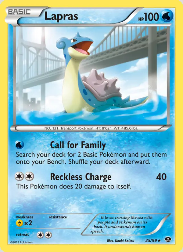 Image of the card Lapras