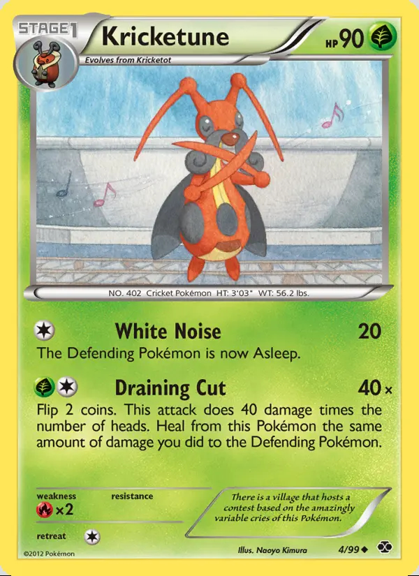 Image of the card Kricketune