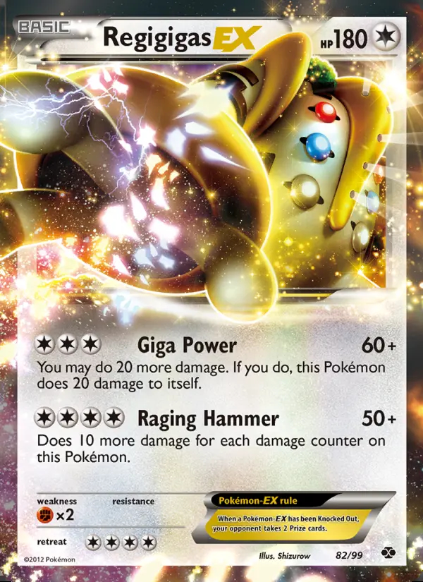 Image of the card Regigigas-EX