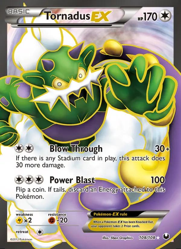 Image of the card Tornadus-EX
