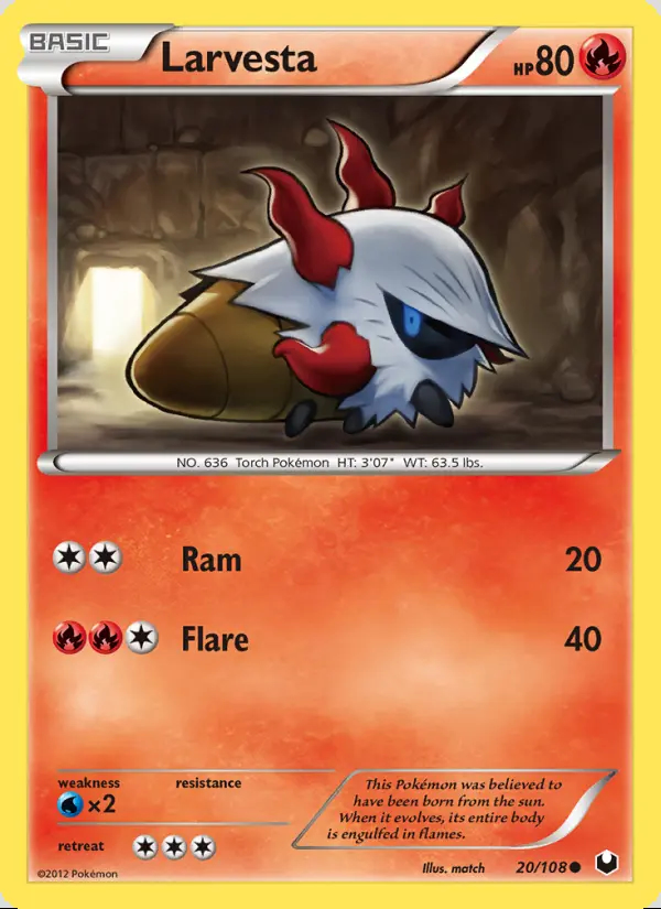 Image of the card Larvesta