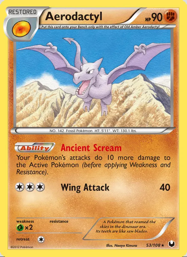 Image of the card Aerodactyl