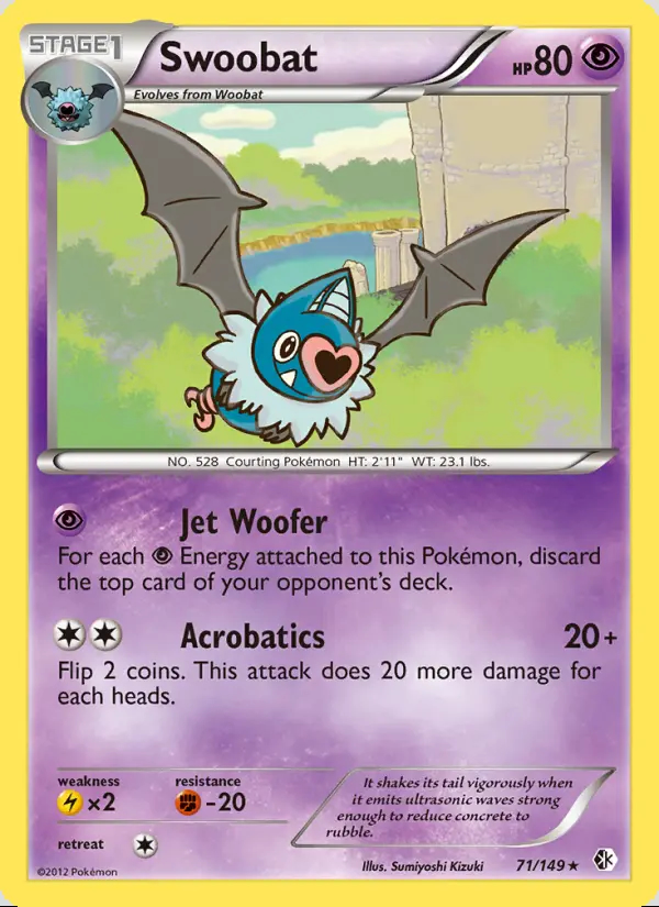 Image of the card Swoobat