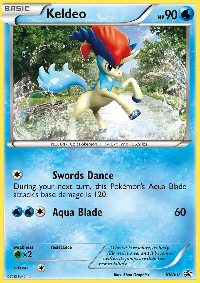 Image of the card Keldeo