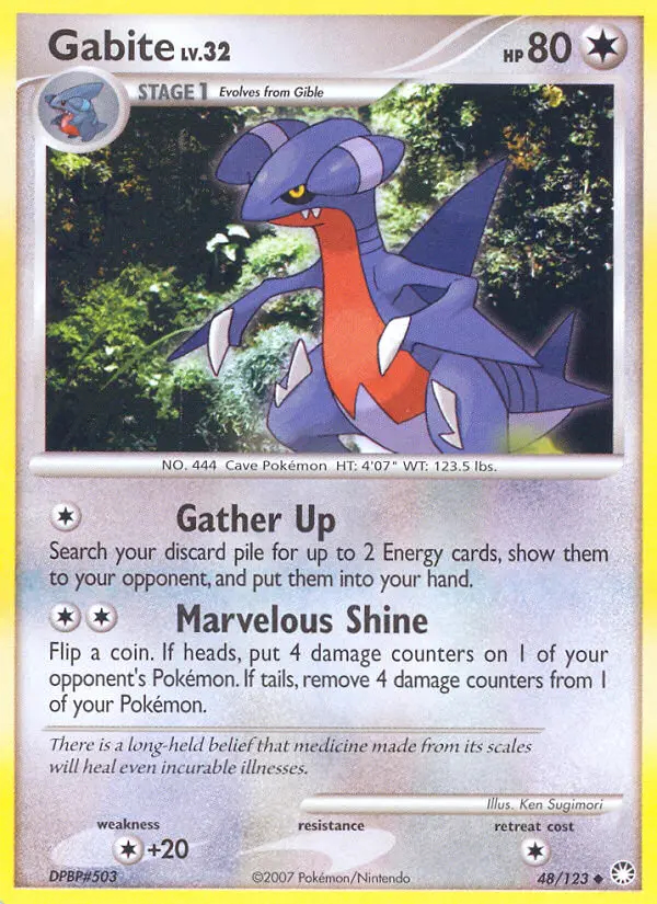 Image of the card Gabite