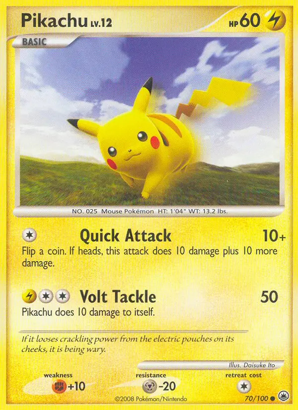 Image of the card Pikachu