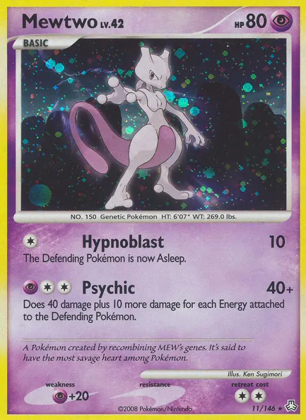 Image of the card Mewtwo