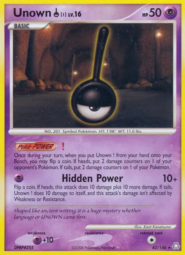 Image of the card Unown !