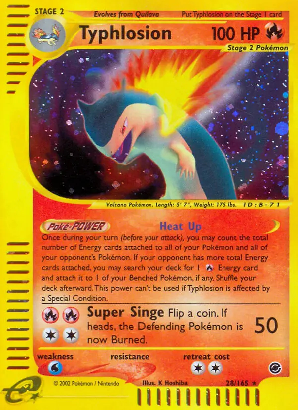 Image of the card Typhlosion