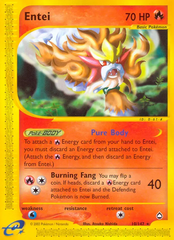 Image of the card Entei