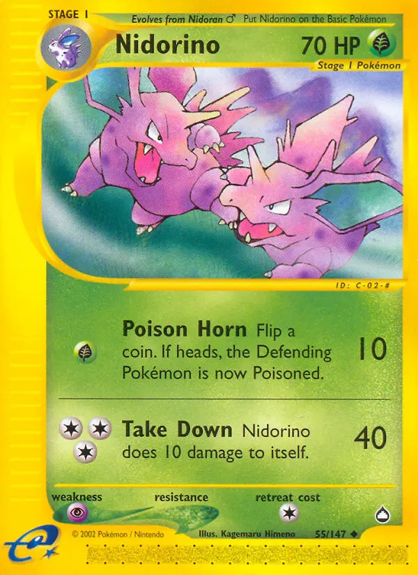 Image of the card Nidorino