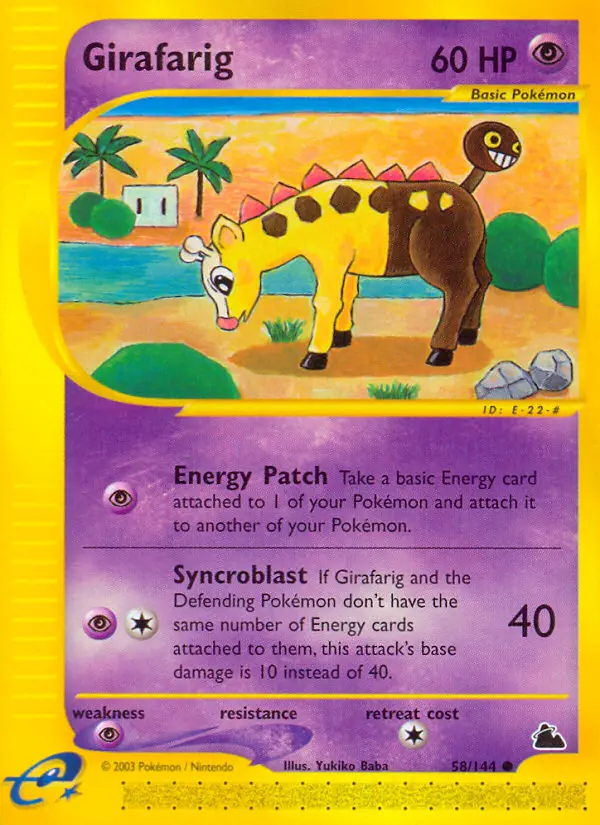 Image of the card Girafarig