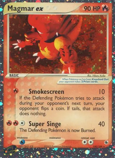 Image of the card Magmar ex