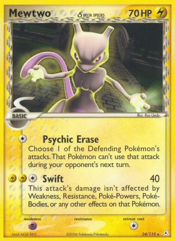 Image of the card Mewtwo δ