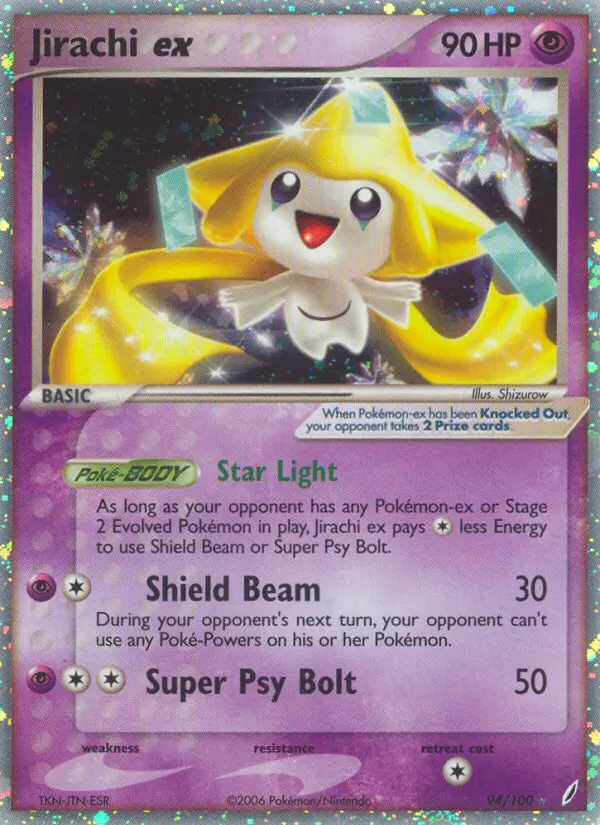 Image of the card Jirachi ex