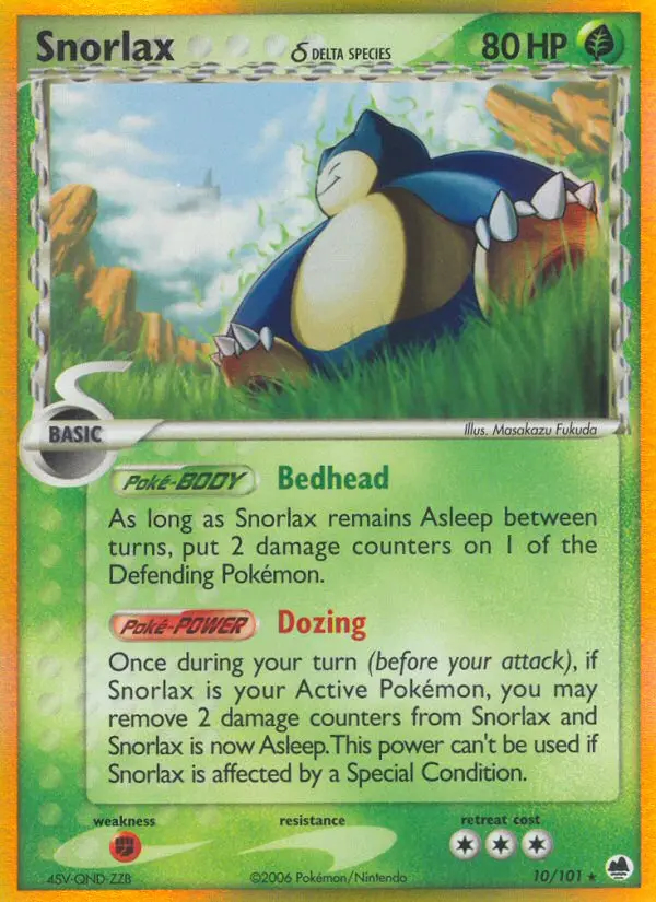 Image of the card Snorlax δ