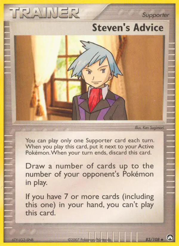 Image of the card Steven's Advice