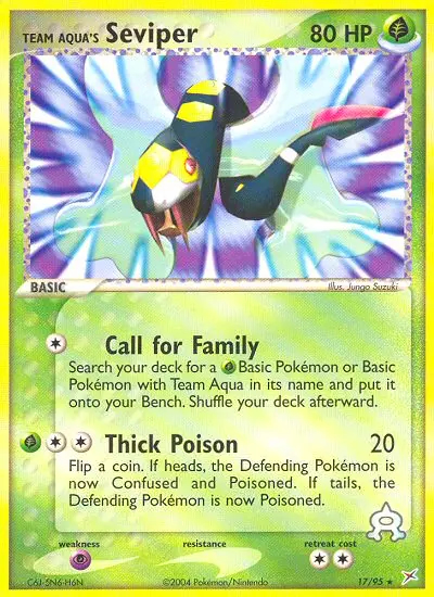 Image of the card Team Aqua's Seviper