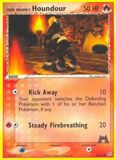 Image of the card Team Magma's Houndour