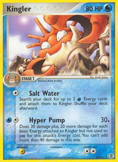 Image of the card Kingler