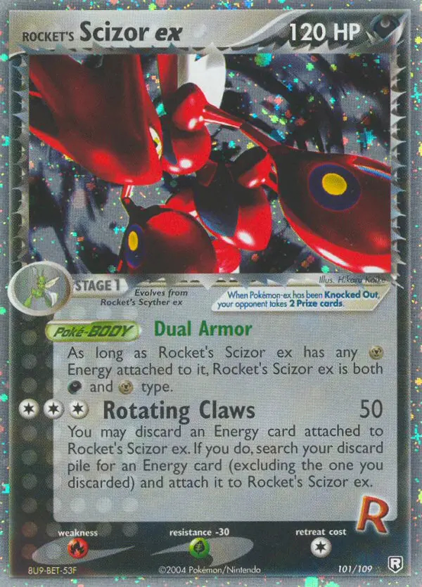 Image of the card Rocket's Scizor ex
