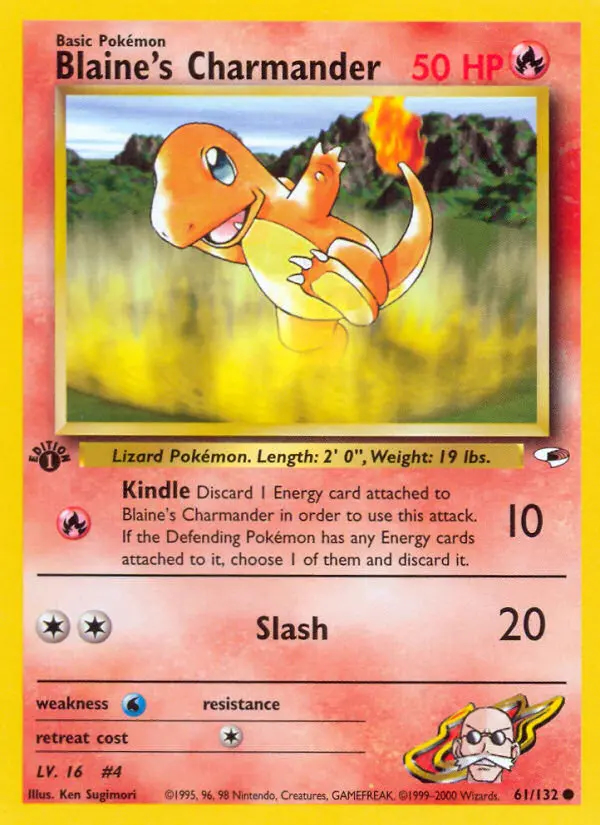 Image of the card Blaine's Charmander
