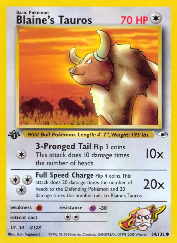 Image of the card Blaine's Tauros