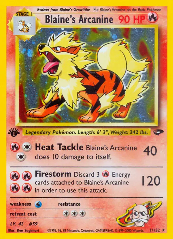 Image of the card Blaine's Arcanine