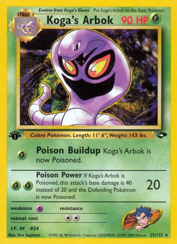 Image of the card Koga's Arbok