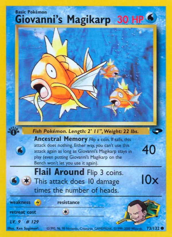 Image of the card Giovanni's Magikarp