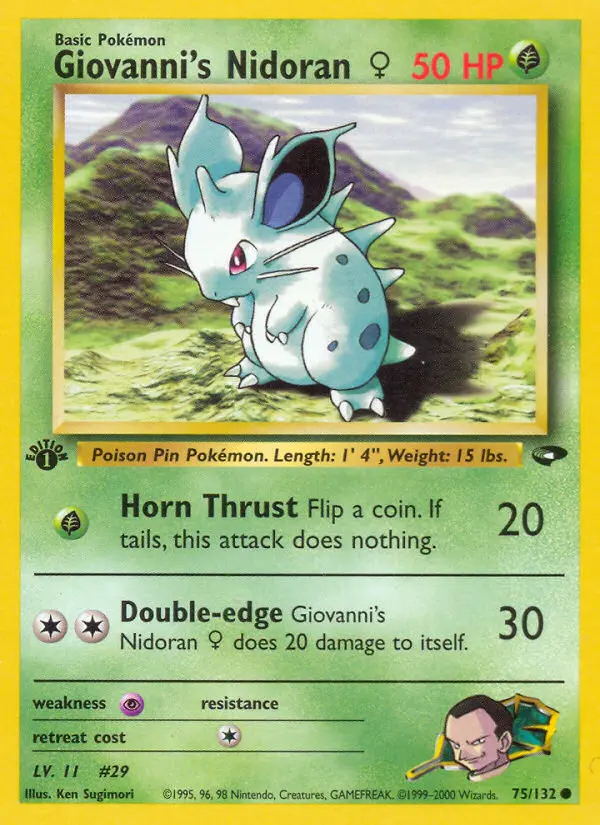 Image of the card Giovanni's Nidoran♀