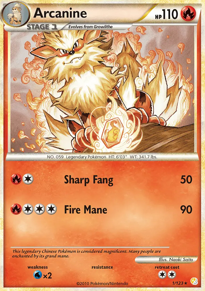 Image of the card Arcanine
