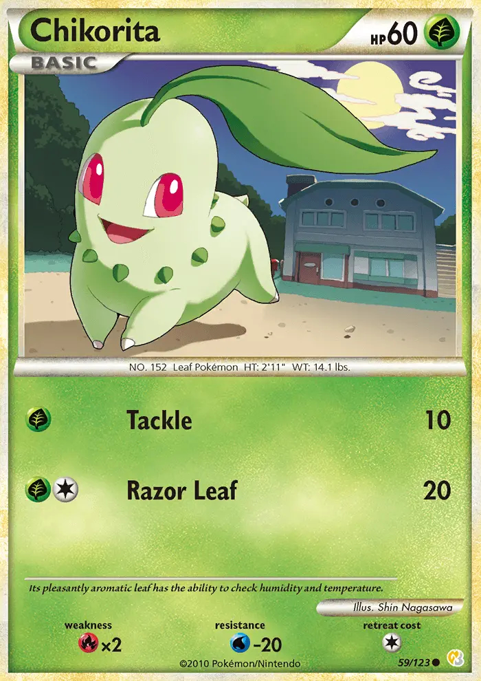 Image of the card Chikorita