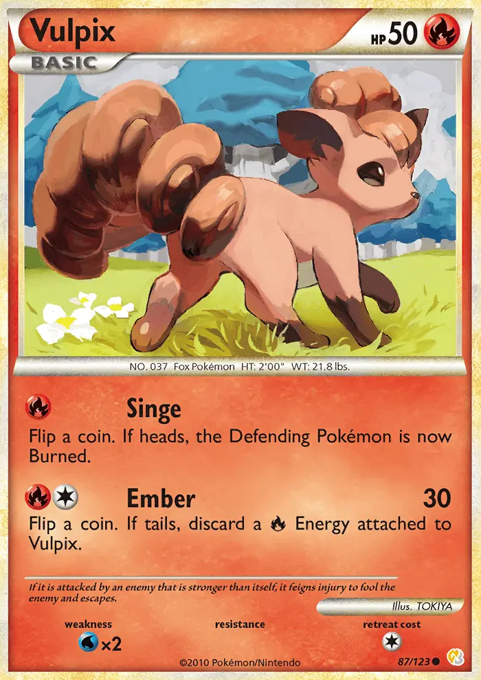 Image of the card Vulpix