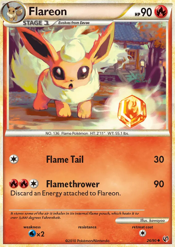 Image of the card Flareon