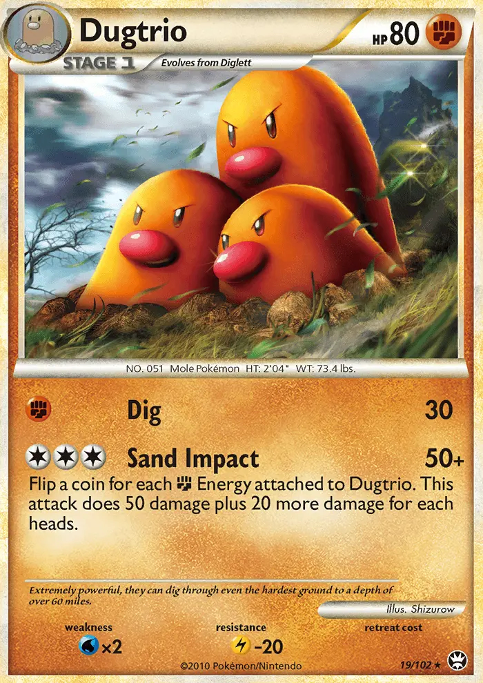 Image of the card Dugtrio