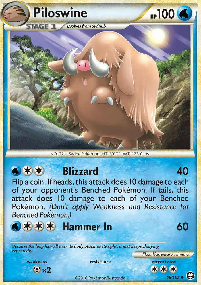 Image of the card Piloswine