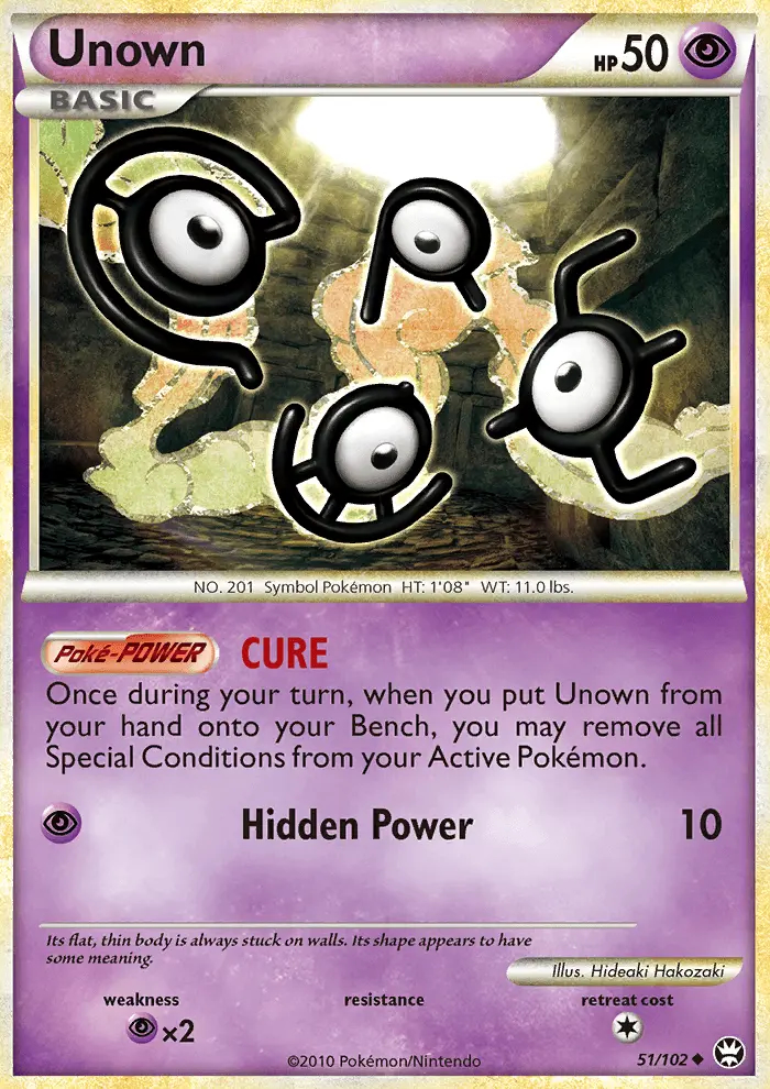 Image of the card Unown