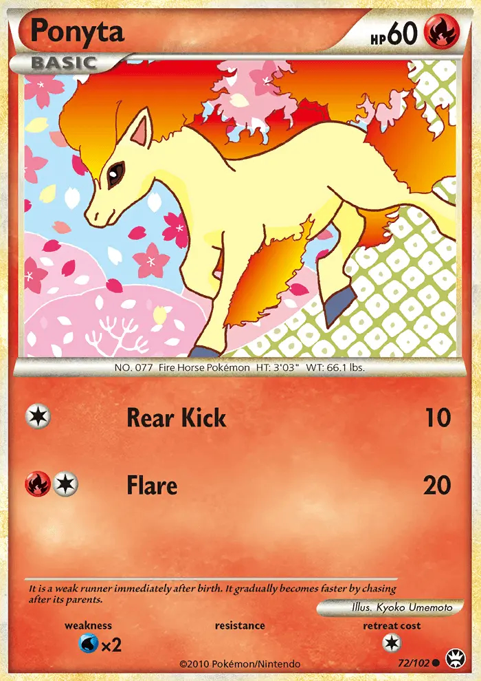 Image of the card Ponyta