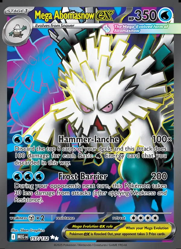 Image of the card Mega Abomasnow ex