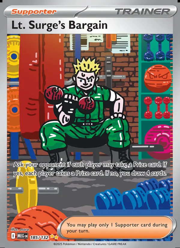 Image of the card Lt. Surge's Bargain