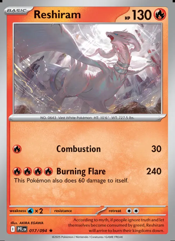 Image of the card Reshiram