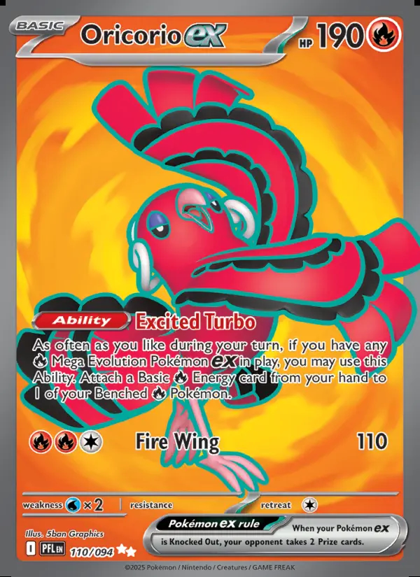 Image of the card Oricorio ex