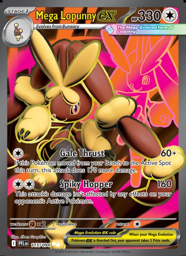 Image of the card Mega Lopunny ex
